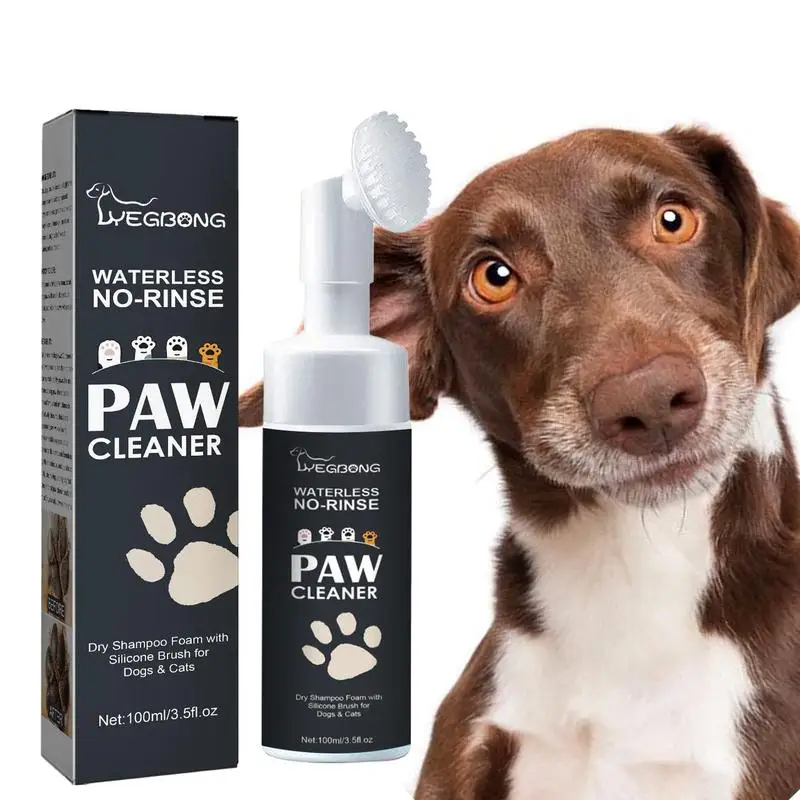 Paw Cleaner Dog Cat Fragrance-free Formula Traditional Bulky Foot And Paw Cleaner Ingredients Coconut Oil Gentian Root Glycerin