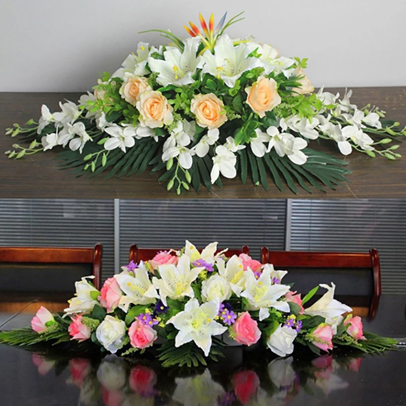 Flower Foam Tray Flower Arrangement Decorative Vase Floral Bowl Container Flower Mud Fixing Plate Wedding Aisle Flowers Party