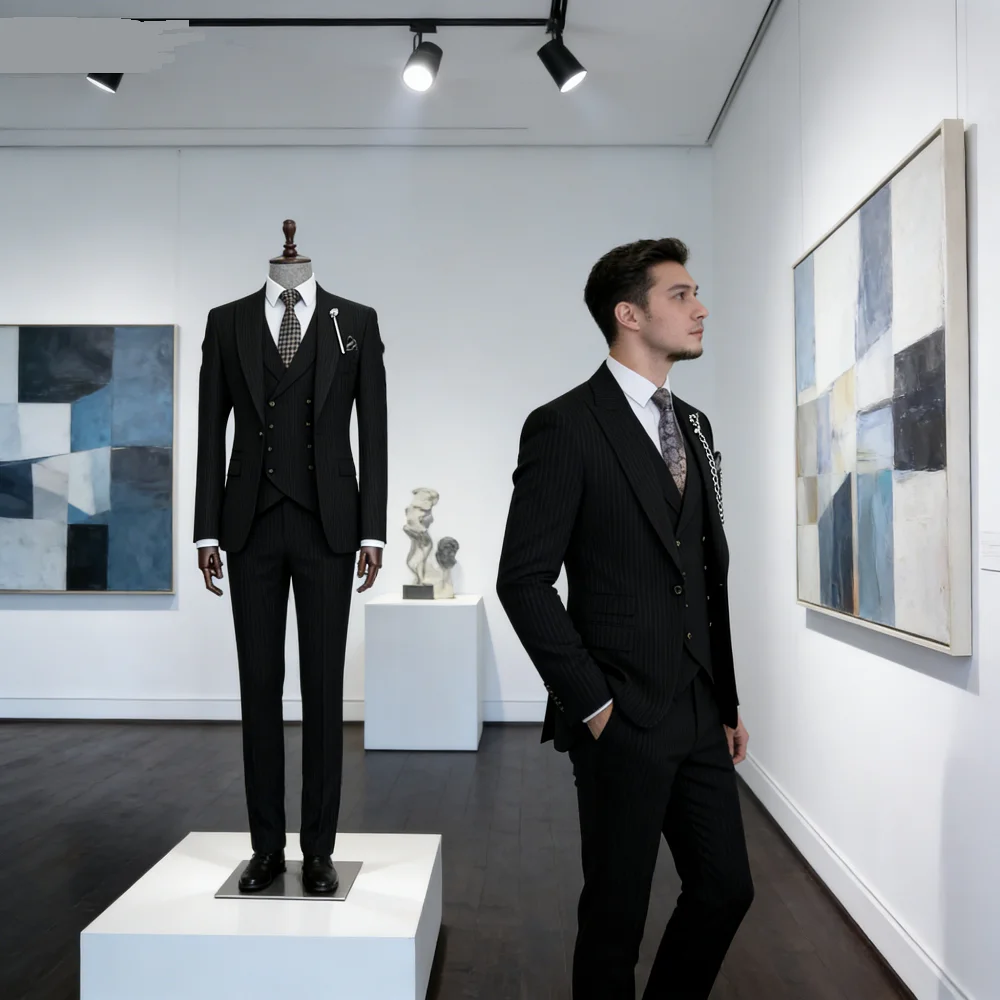 

Мужской формальный свадебный комплект Terno, облегающий комплект из 3 предметов, классический элегантный пиджак, пальто, жилет, брюки, ансамбль для жениха