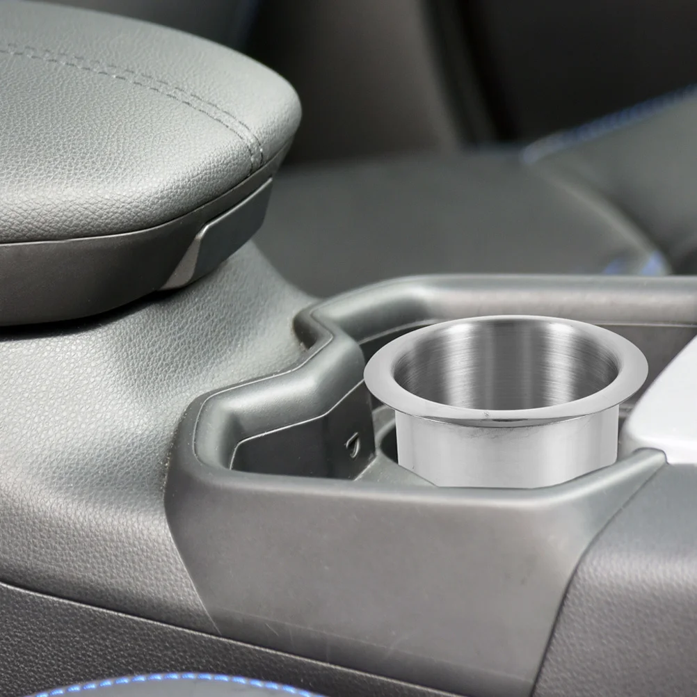 

Cup Holder Insert Stainless Steel Recessed Replacement for Rv Couch Sofa Car Boat Metal Cup Holder Insert Anti Spill