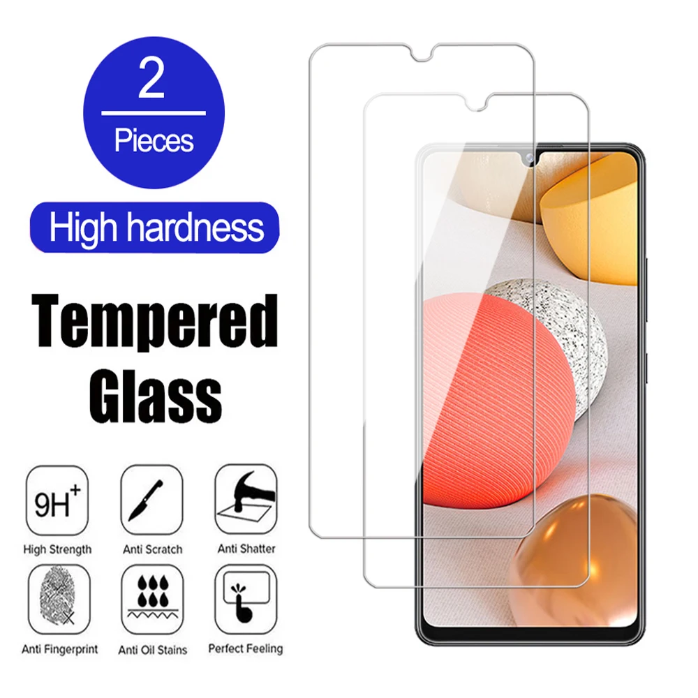 

2Pcs Glass For Samsung Galaxy M42 M51 M52 M53 M55 M62 5G Screen Protector A41 A42 A51 A52 A53 A54 A55 A71 A72 A73 Tempered Film