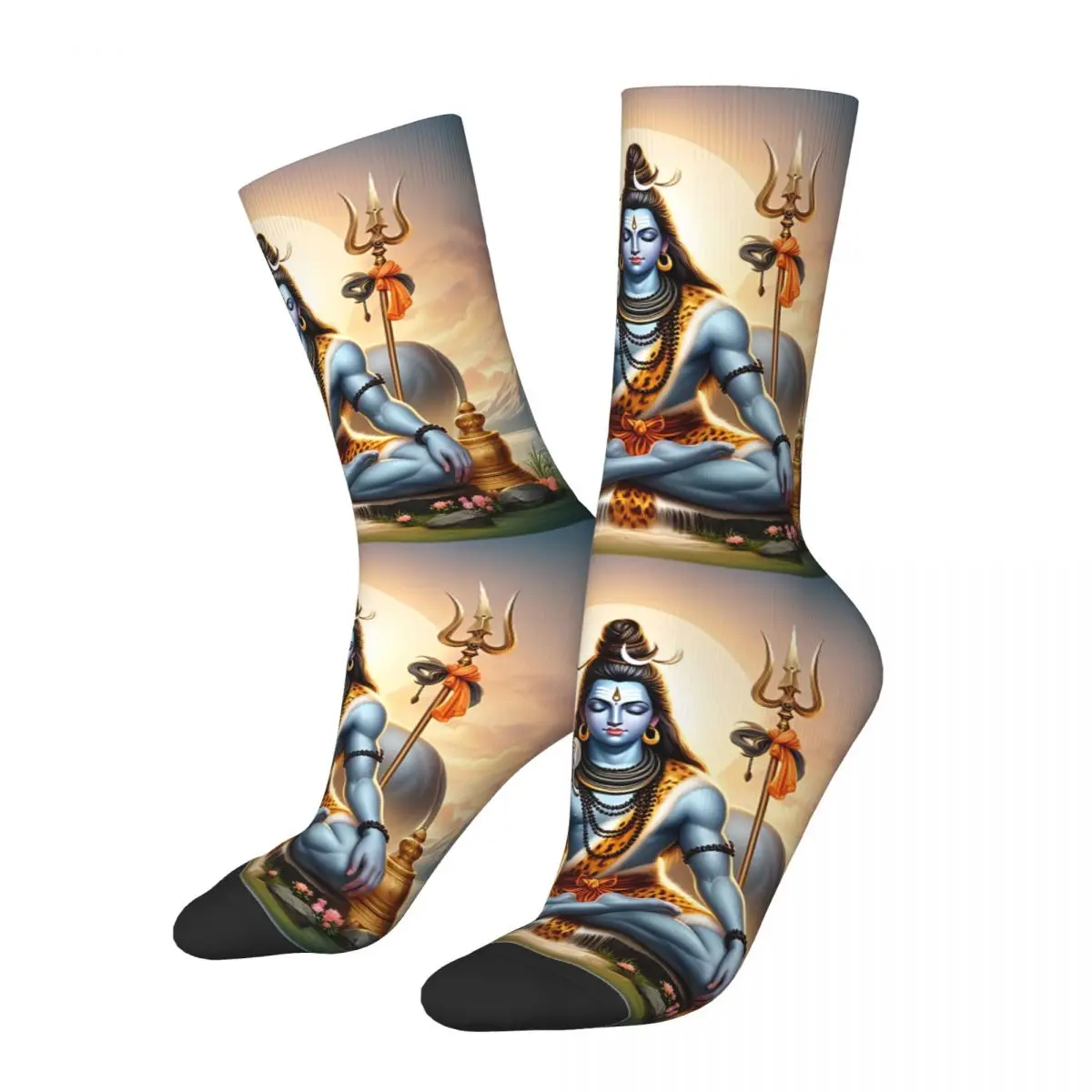 

Brahma Vishnu Shiva Socks Shopping 3D Print Boy Mid-calf Sock