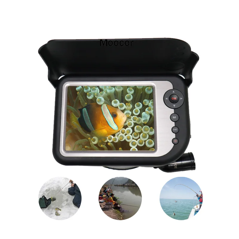 

HR-5025D Night Vision Fishingrod Monitor System Waterproof 25m Underwater Fishing Inspection Camera with Video