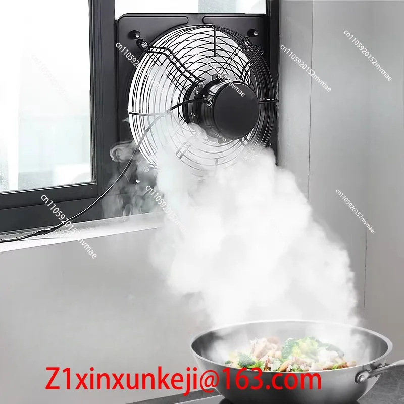 

Вентилятор для кухни, вытяжка для удаления дыма, оконный вытяжной вентилятор, вентилятор для съемного жилья, мощный вентилятор