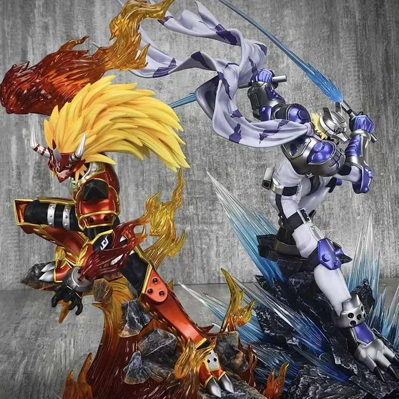 

Digital Monster Wild Wolf Beast Fire God PVC Action Figure Anime Character Collectible Toys Gifts For Fans Digital Pet Figurine