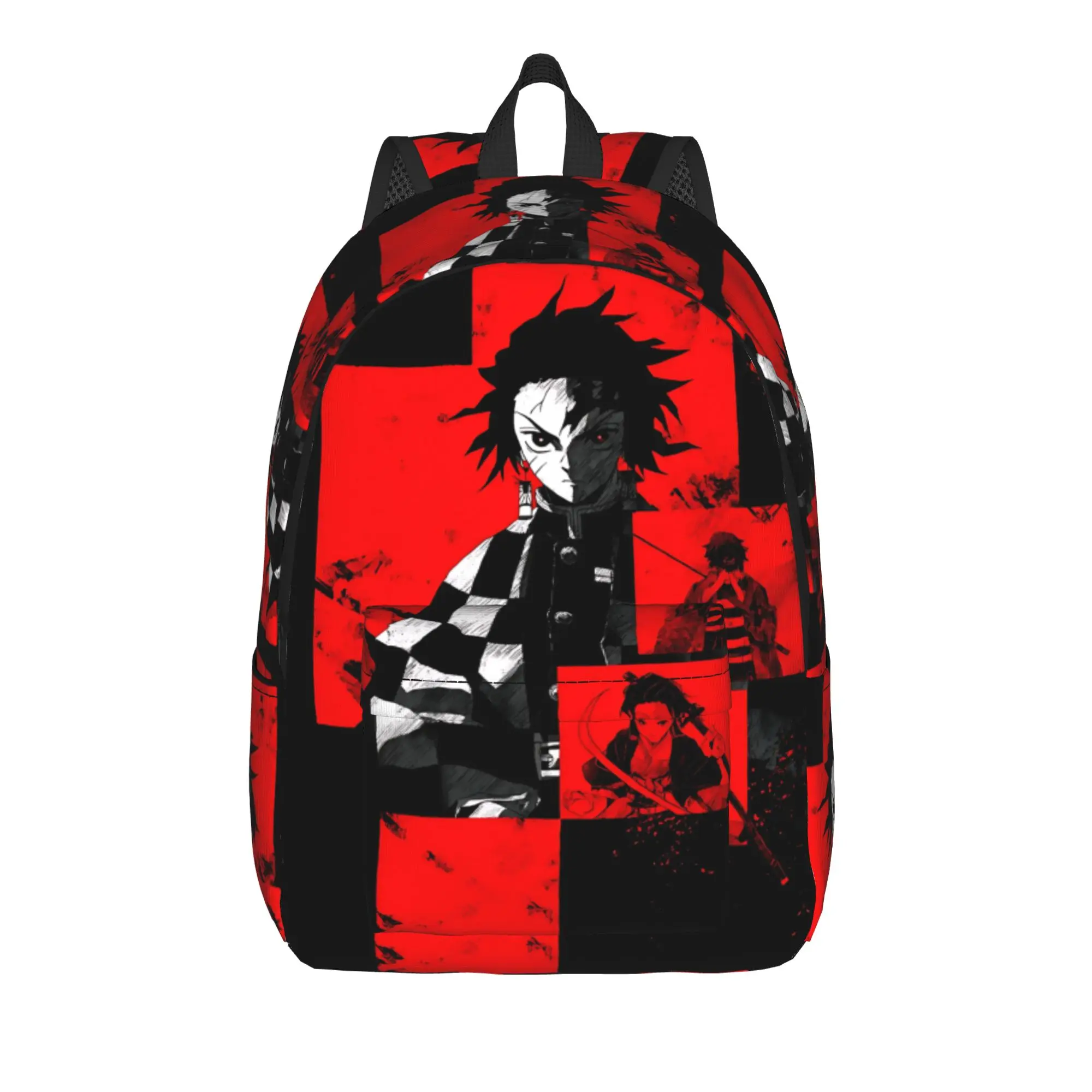 Fashion Halloween Demon Slayer Backpack  Mochilas Versatile Camping Zipper Closure Rucksack