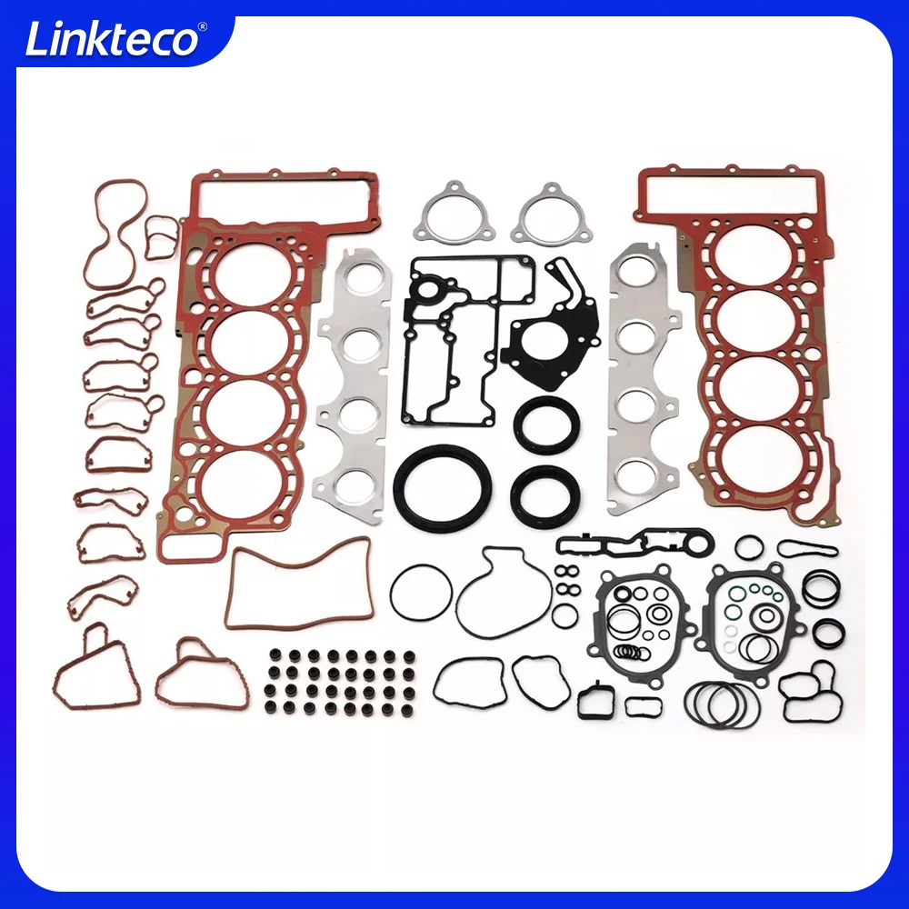 Engine Cylinder Head Full gasket set For 12-19 4.0 T L GAS AUDI S6 S7 S8 RS6 RS7 Bentley Continental Flying Spur 4.0L CTGA CWUB