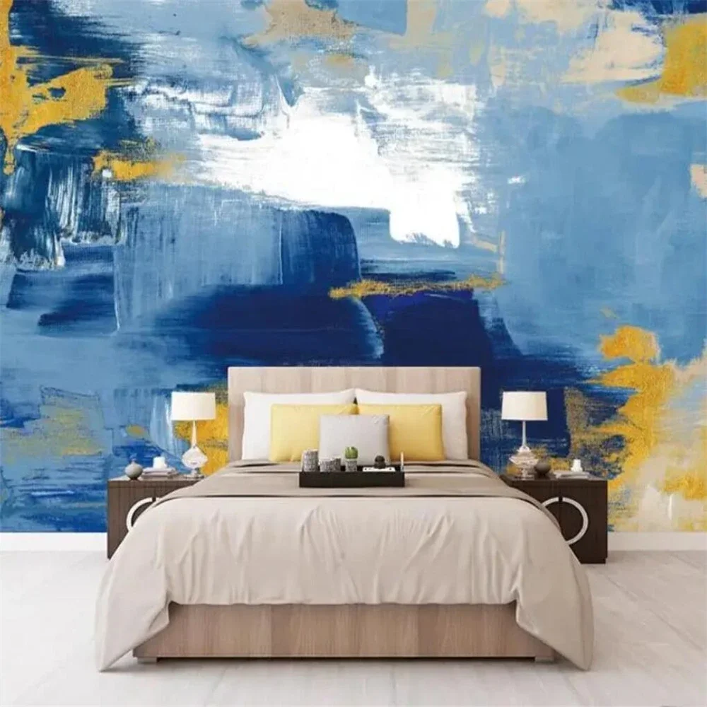 Custom Nordic personality graffiti art modern abstract living room TV background art wallpaper home decor 3D mural wall covering