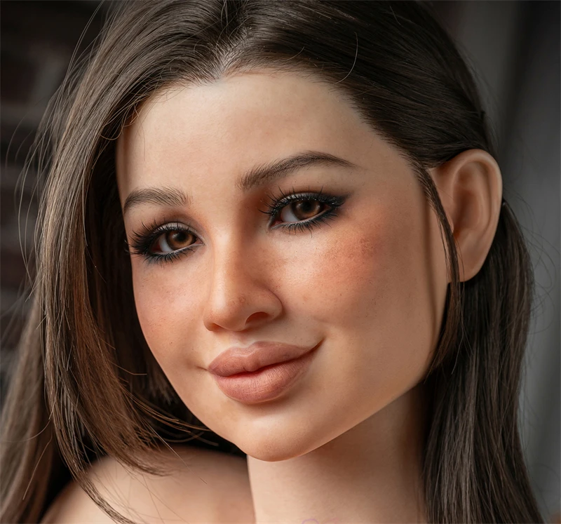 Irontech أعلى جودة ROS الفم سيليكون مثير رأس الدمية # R2 الجلد الطبيعي #2