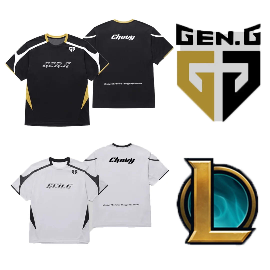 

Chovy Jersey EWC Msi Champion T-shirt 2025 New LOL Esports Lck GEN.G Team Competition Player Training Uniform Oversized Fans Top
