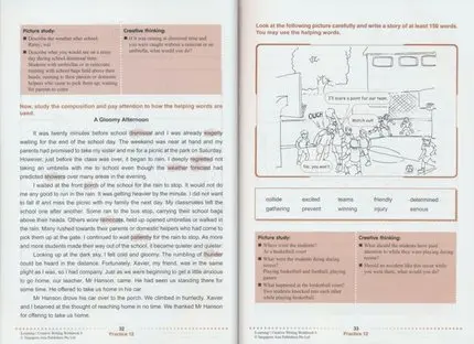 2022 New Arrival SAP Learning Creative Writing Workbook For Grade 1-6 Primary School Teaching Assistant Workbook Exercise Books