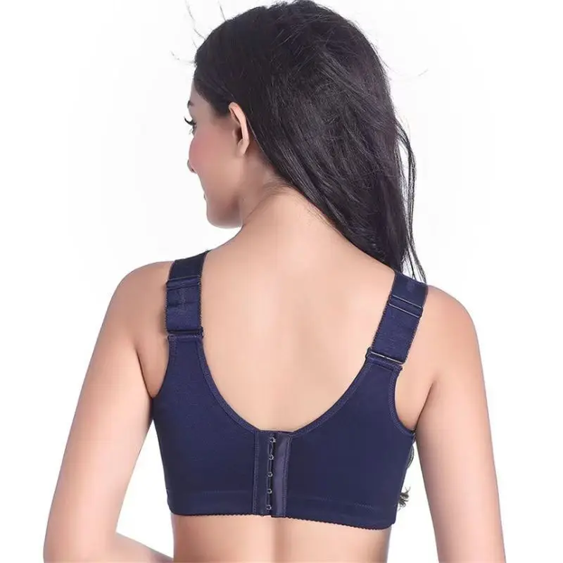 Oversized Large Size Underwear Bra Large Cup Lace Thin Vest Style Wide Shoulder Straps Breast-receiving Bra