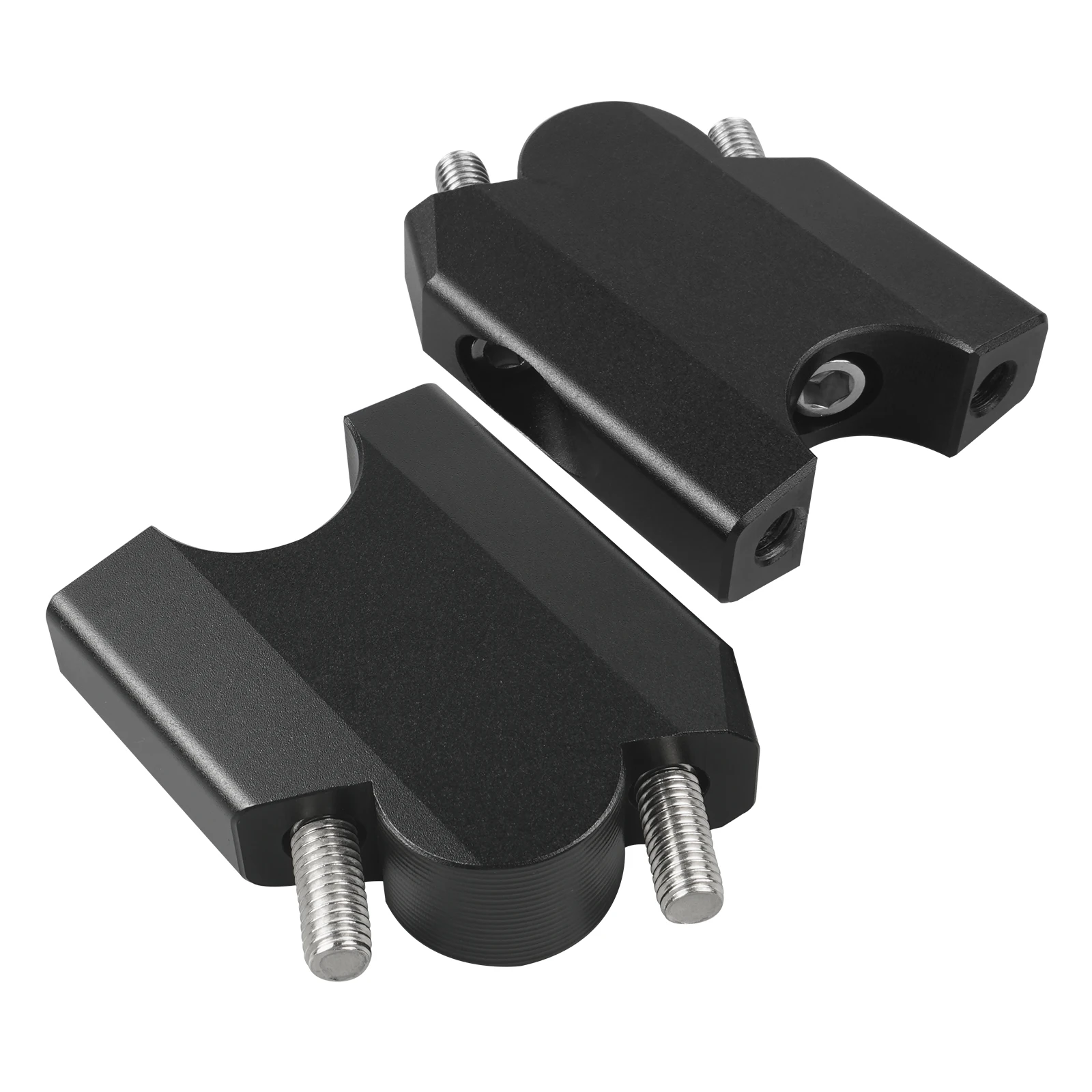 Motorcycle Aluminum 2" Rise 28mm Handlebar Risers for Yamaha Tenere 700 XT700Z 2019 2020 Tenere700 1-1/8" Handle Bar Risers - Image 2