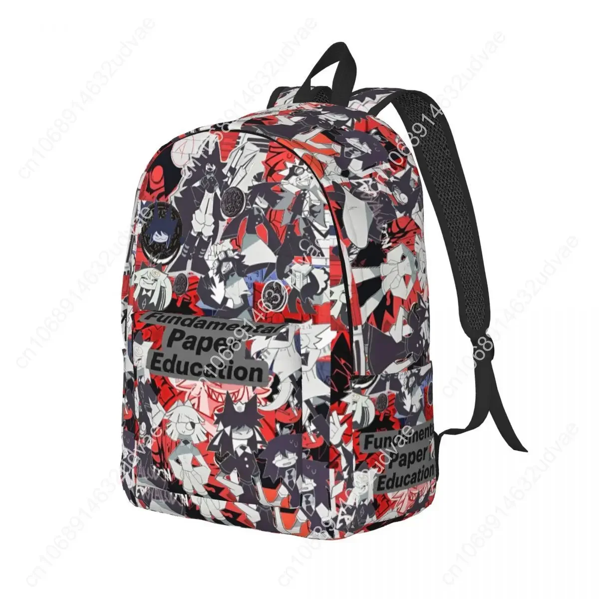 Fundamental Paper Education Miss Circle Casual Backpack Business Cartoon Game Daypack Men Women Laptop Computer Shoulder Bag