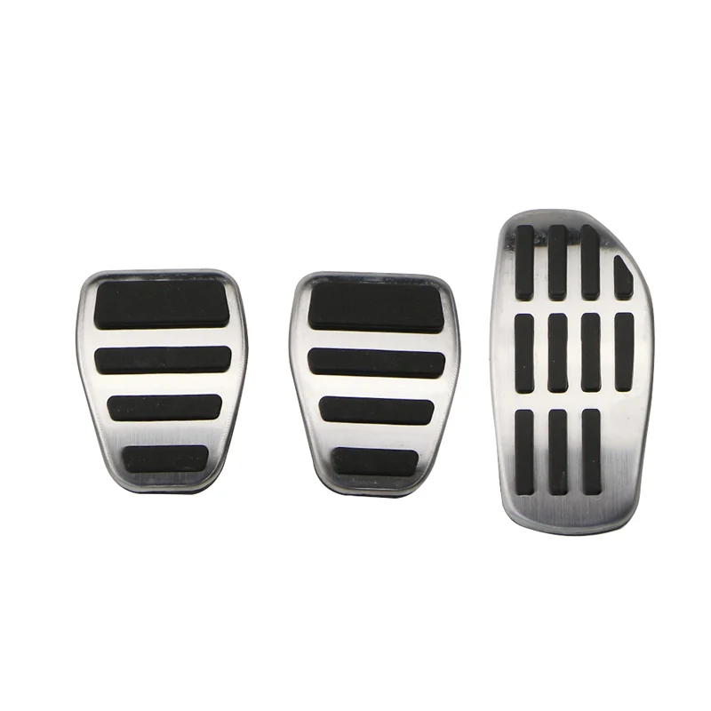 Stainless Steel Car AT/MT Accelerator Brake Pedals Gas Clutch Cover Pads for Dacia Jogger 2021 2022 2023 Accessories