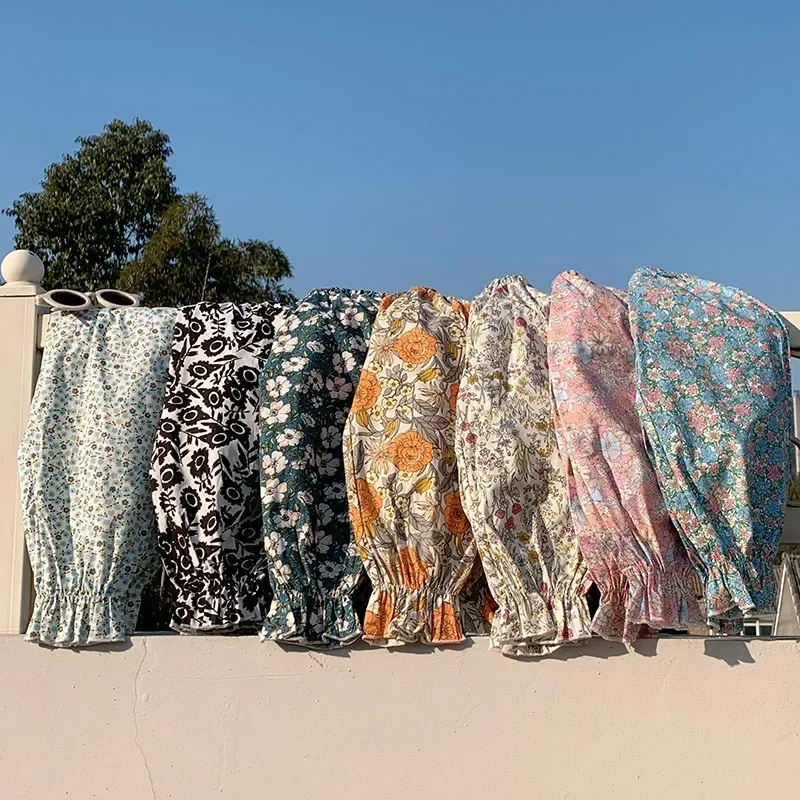 

Хлопковые штаны с цветочным узором для девочек от 2 до 8 лет, элегантная летняя одежда для маленьких девочек, тонкие штаны с цветочным принтом для младенцев, милые свободные брюки