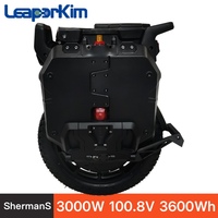 Leaperkim Veteran ShermanS Electric Unicycle 3000W 100.8V 3600Wh Sherman S Smart EUC SS 20 inch Suspension One Wheel