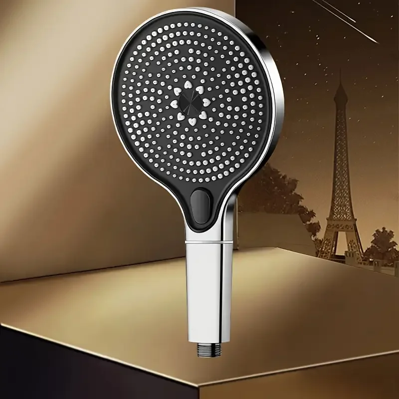 

15CM Big Panels High Pressure Shower Head with Filter 3 Jet Modes Adjustable Shower Head with Soft Nozzles Bathroom Accessories
