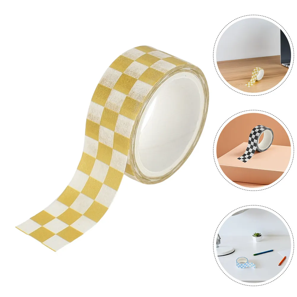 

Декоративная лента васи для скрапбукинга и творчества: разноцветная, с сетчатым дизайном, для записей, конвертов, открыток и рамок