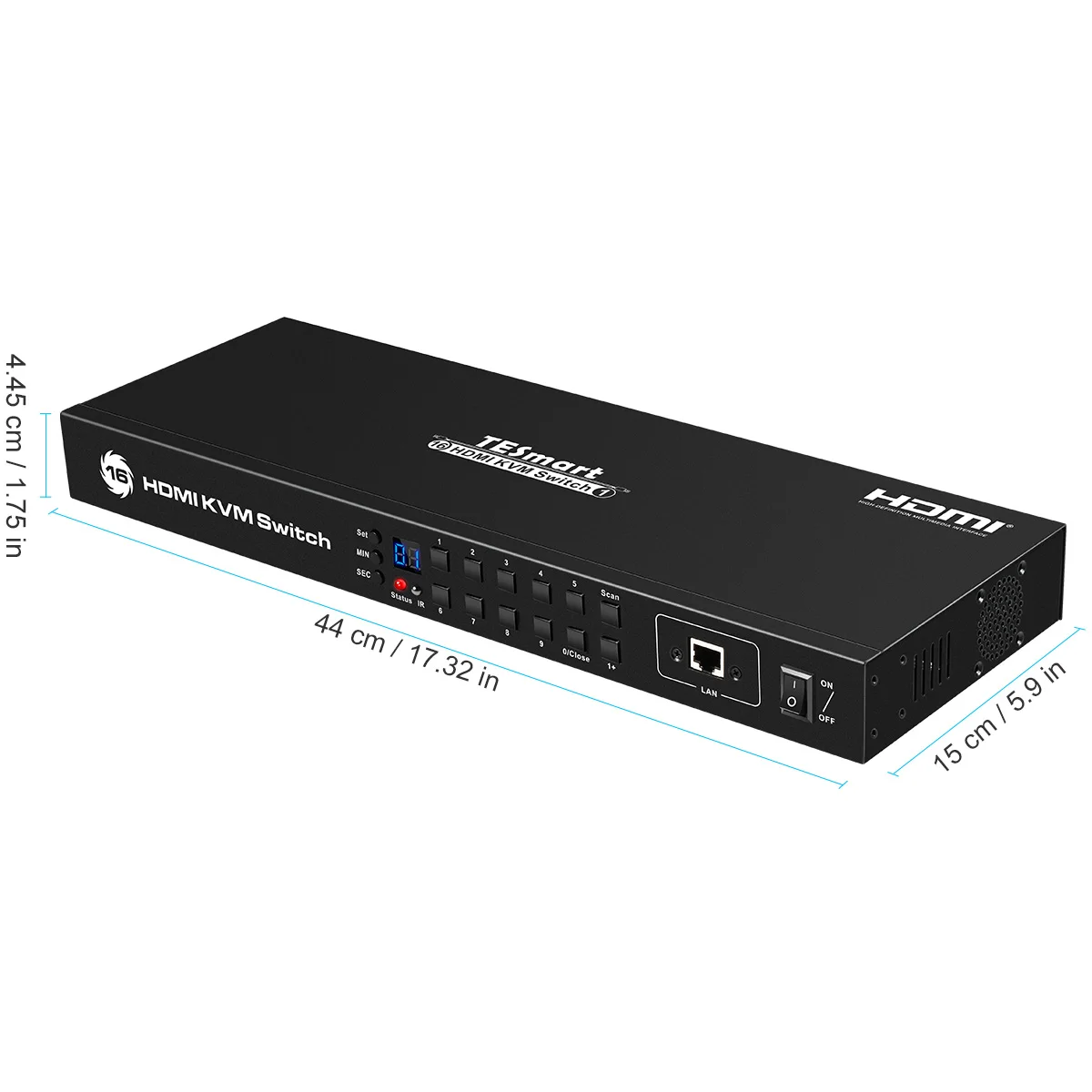 

Shenzhen Factory 16x1 HDMI KVM переключатель 16 портов hdmi переключатель