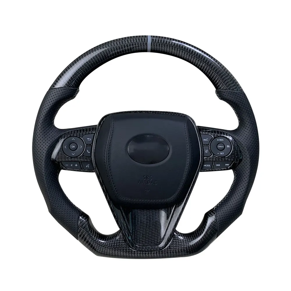 Steering Wheel Carbon Fit For 2006 2007 2008 2009 2010 2011 2012 2013 . Estima Highlander Camry Carbon Fiber Steering Wheel