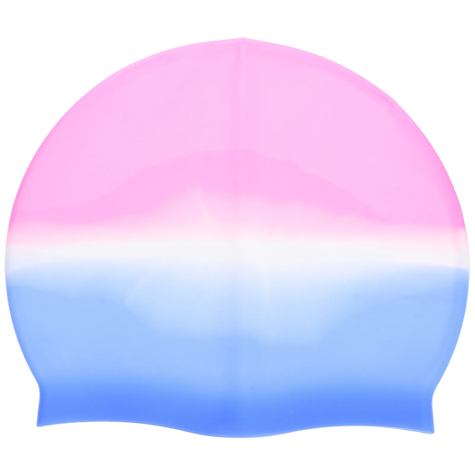 

Гибкая силиконовая шапочка для плавания унисекс, для защиты волос, нескользящая, комфортная посадка, для бассейна
