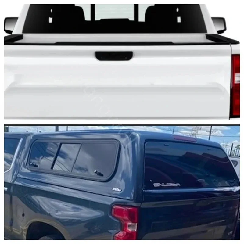 

Top quality 2021+ Silverado Customized Aluminum Truck Cap Waterproof Smart Canopy for Pickup Bed Hard Truck Tub Key