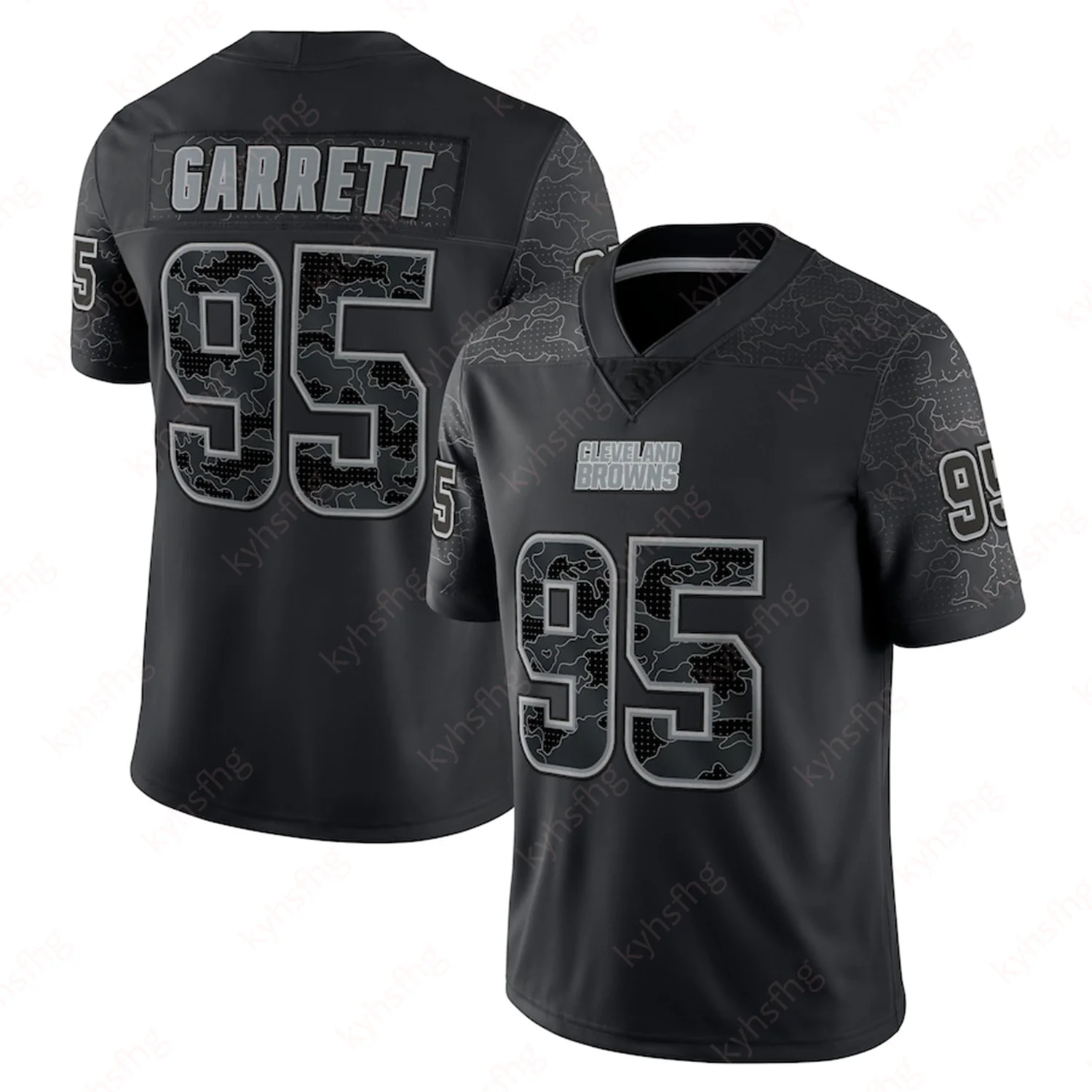 2024 Garrett Browns Jersey #95 Jersey Training Absorb Sweat Outdoors Exercise Uniform Football For Adult&Kid jersey