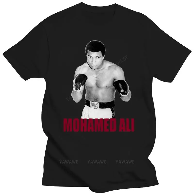 Men summer t-shirt funny print short sleeve T-shirt Mohamed Ali White Personalized T Shirt funny t-shirt novelty tshirt women