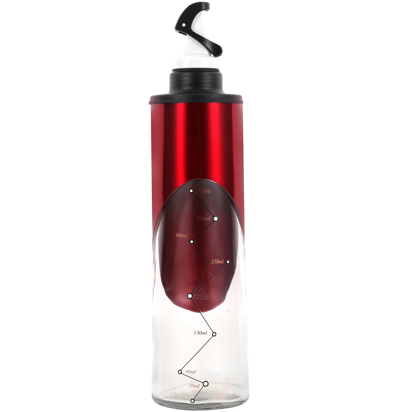

Stainless Steel Oil Holder Cooking Olive Dispenser Bottle Plastic Glass Kitchen Vinegar Soy Sauce Multi Function Seasoning H