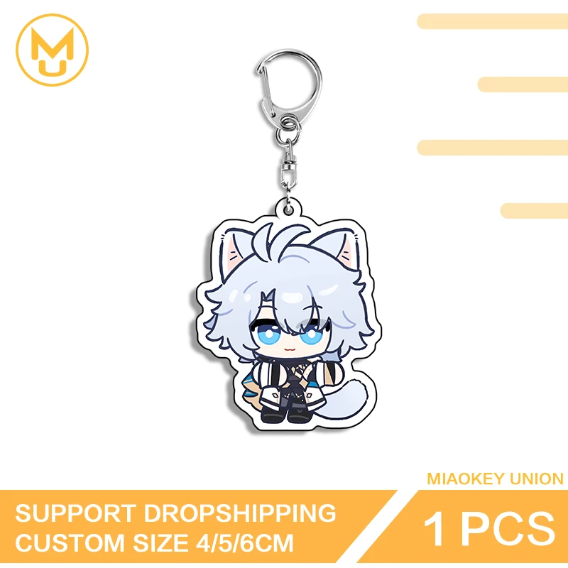 Lovely Honkai Star Rail Phainon Fashion Exquisite Attractive Double Sided Acrylic Keyring Unique Backpack Decor Collection