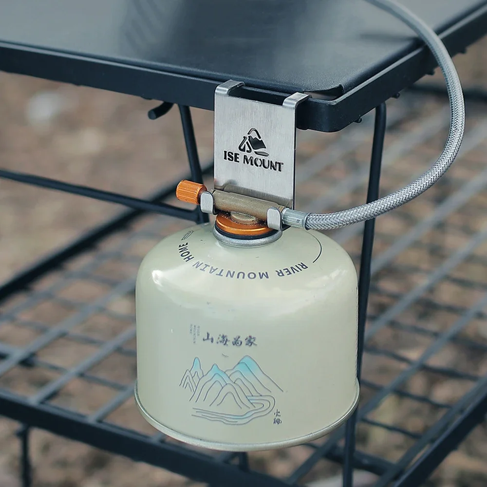 

Hang Gas Canister Hook Camping Tables Hook Stainless Steel Stove Tank Hanger Hook Outdoor Camping Table Gas Stove Tank Organizer