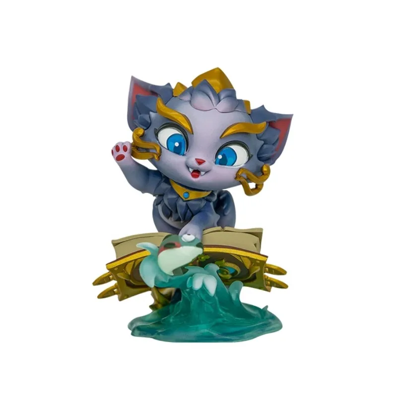 Original LOL League of Legends The Magical Cat Yuumi Game Statues Magic Cat Anime Action Figures Collectible Model Toys Gift