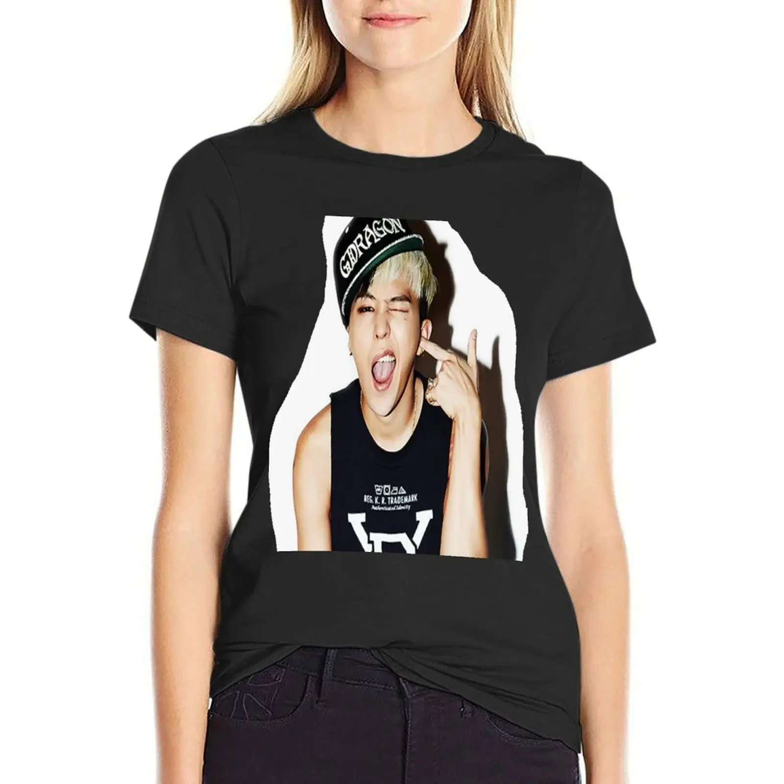 

G Dragon T-Shirt graphics cute tops oversized Woman clothes