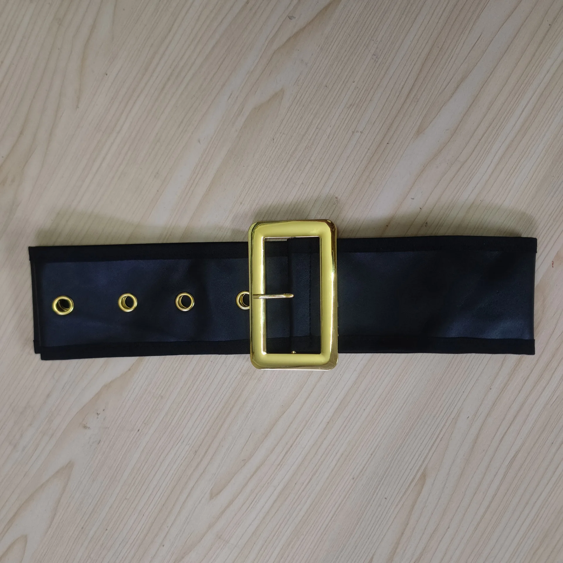 Grote Extra Brede Kerstman Riem Goud Kerst Accessoires Extra Brede Kerstman Riem