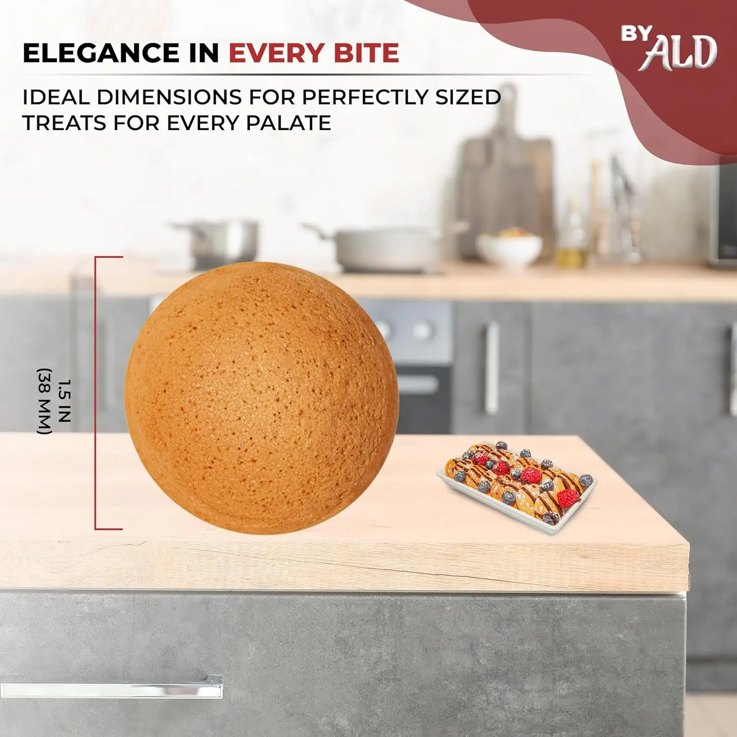 Mini máquina para hacer tortitas holandesas |   Fabricante de Poffertjes |   Antiadherente |   110V (25 panqueques)