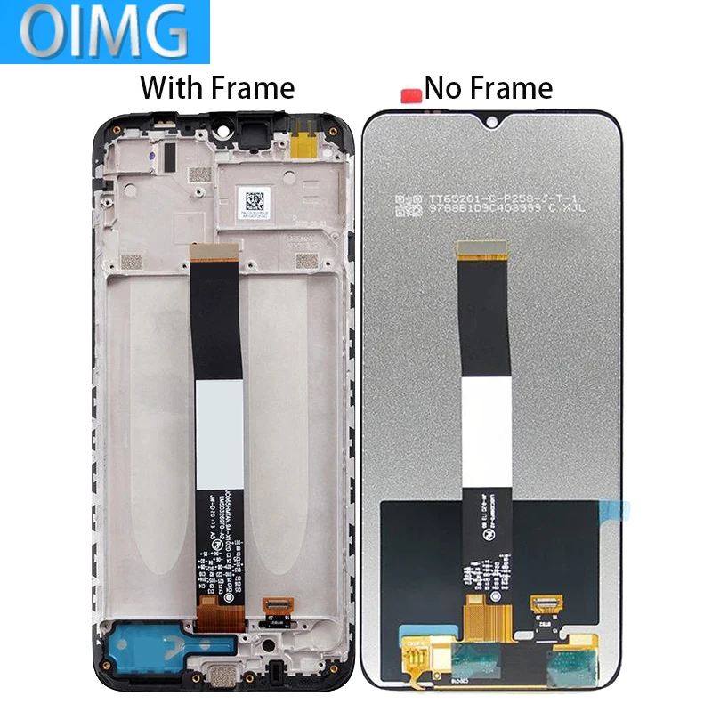 For Xiaomi Redmi 10A LCD Display Touch Screen With Frame Digitizer Assembly Replacement 220233L2C 220233L2G 220233L2I