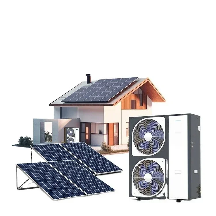 solar heat pump air water solar heating system housing heating domestic hot water Photovoltaics System