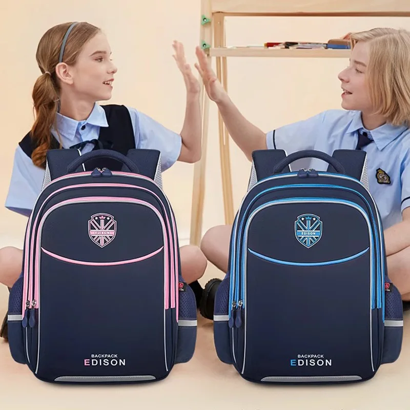 

2024 New Children's Primary School Backpack for Girls Large Capacity for Boys Ultra Lightweight and Backbone Protection Backpack