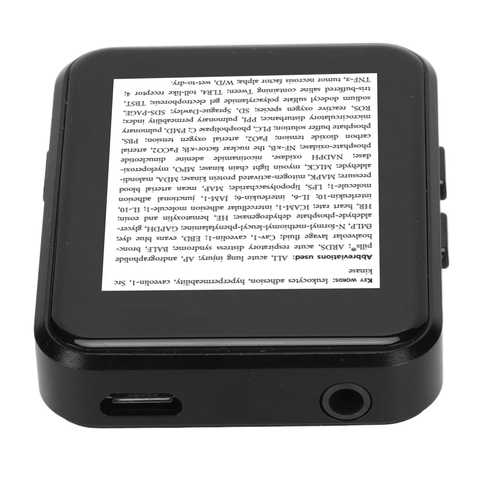 1.8in tela de toque completa mp3 mp4 player bluetooth 5.0 rádio fm lossless hd leitor música digital e leitor livro com alto-falante