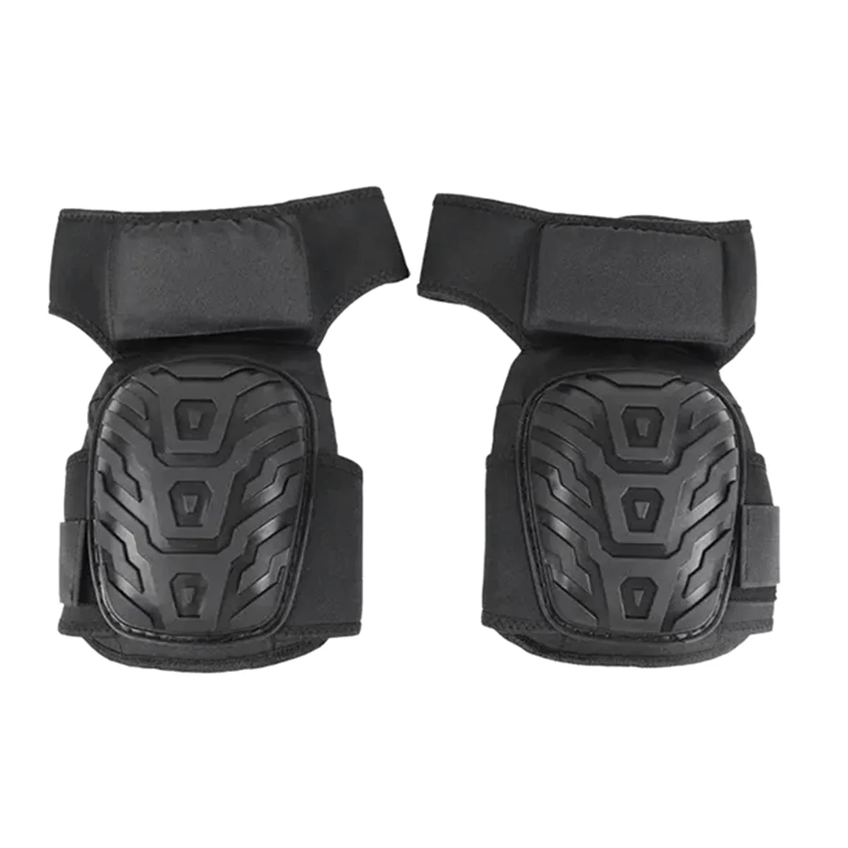 

NEW 2PCS Knee Pad for Work-Heavy Duty Support Kneepads with Anti-Slip Straps for Construction Flooring Gardening Black
