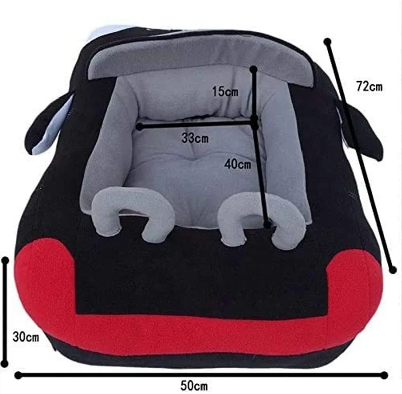 Wholesale soft warm durable car shaped pet bed dog car bed sports car dog kennel pet cat bed