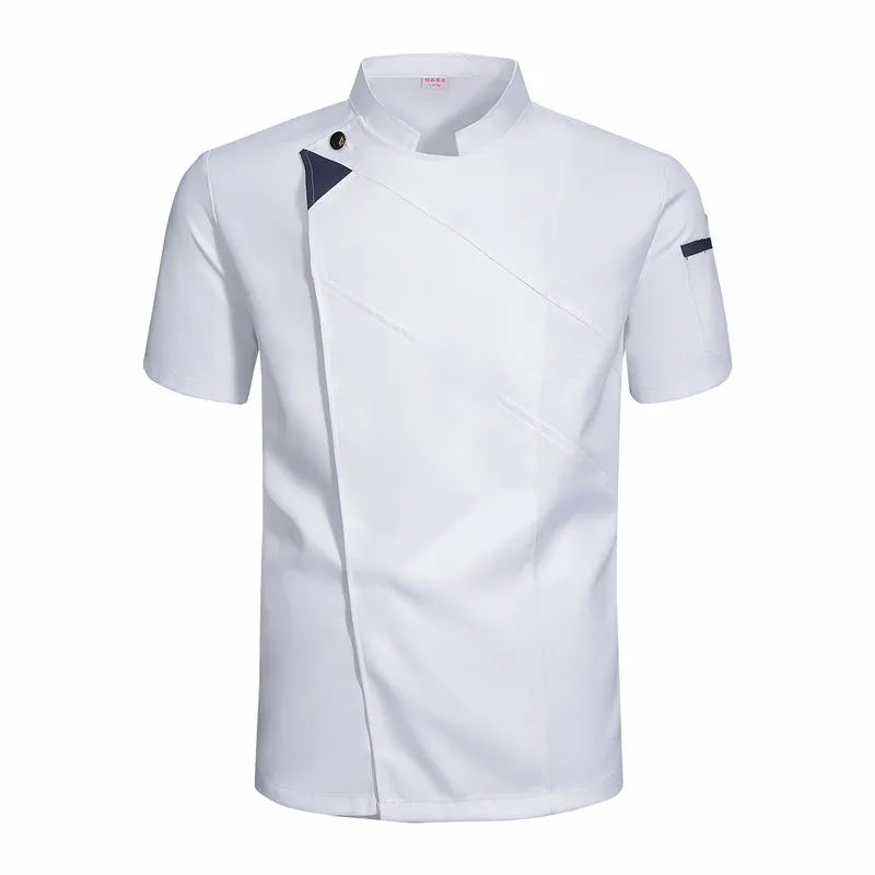 Chaquetas de Chef para hombre, chaquetas de cocina de manga larga y corta, ropa de cocinero, camisa de Chef, delantal, Hotel, restaurante, panadero, servicio de comida, Catering