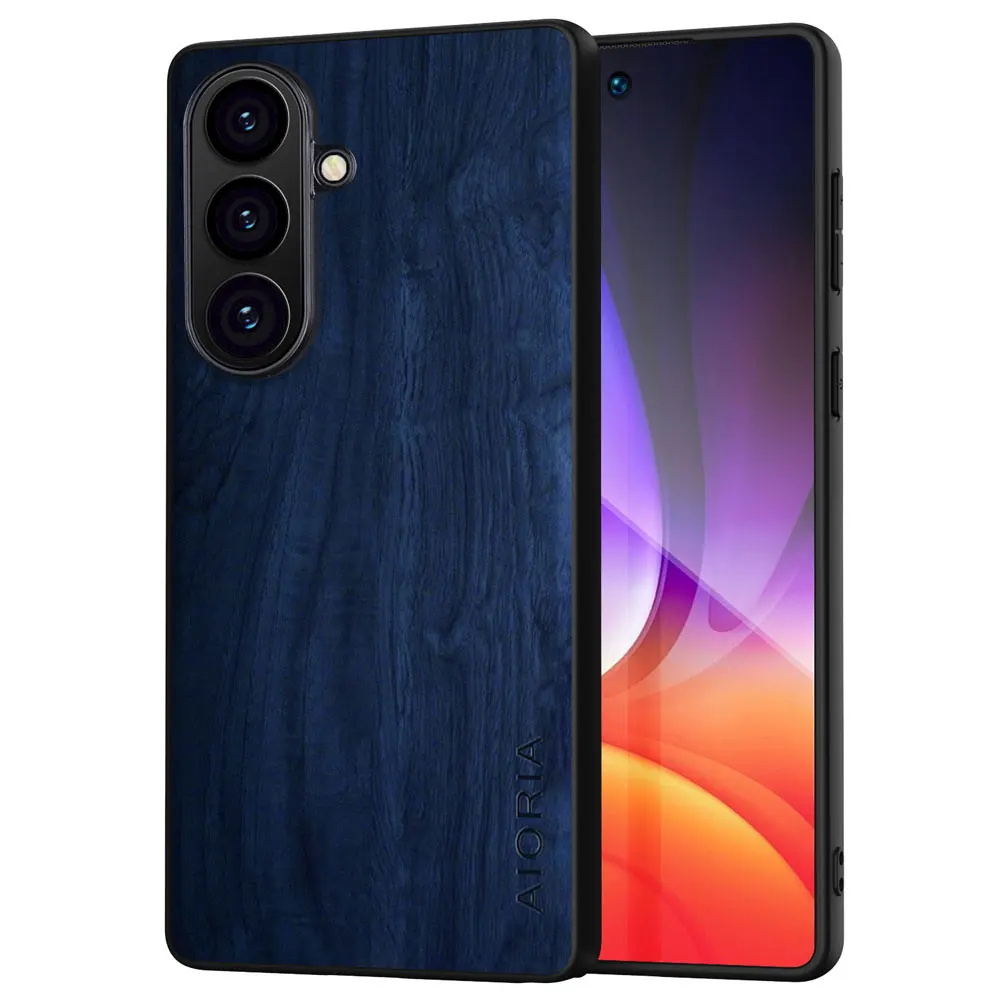 Hülle für Samsung Galaxy S26 Plus S25 S24 S23 S22 S21 S20 FE Ultra Funda Bambus-Holzmuster Rückseiten-Cover für Galaxy S26 Ultra Hülle – Detail 4