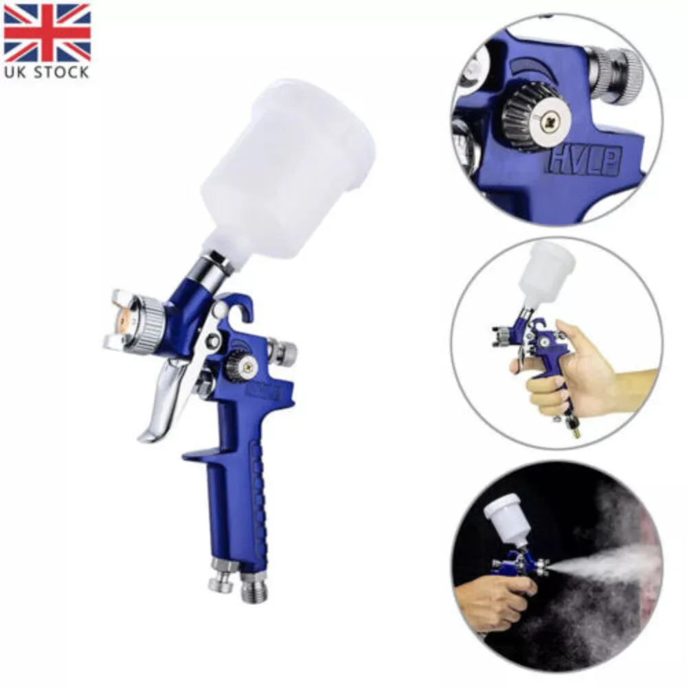 Mini HVLP Air Spray Gun Auto Car Detail Touch Up Paint Sprayer Spot Repair 1.0MM