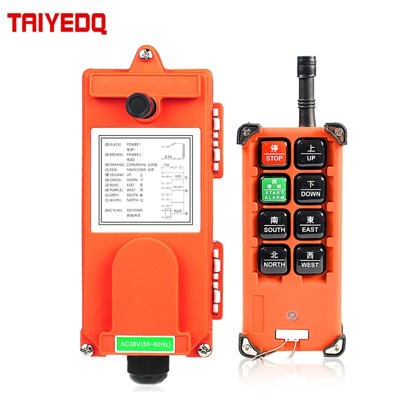 Plug-In Industrial Remote Control Crane Electric Hoist Aerial Crane Lift Travel Winch Control F21-E1B