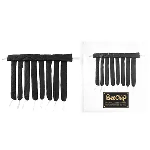 Hitzeloser schlafender Haarblockler, faule Brötchen, Seidenband, Weichwellenforscher, keine Hitzekurner, Stangenhörerband 6 Hauptverkaufshaar Chuquinha - №5