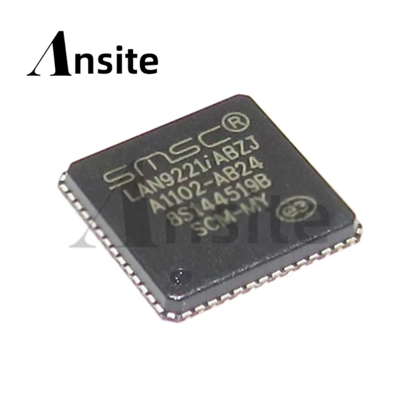 

1 pieces per lot. 100% brand new original LAN9221I-ABZJ QFN56 Ethernet controller chip. Five-port 100Mbps switch. Integrated IC