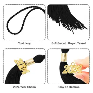 Studentenhut mit High School und College, Partydekorationen, langlebiger Unisex -Hut, Einzelhut, 2021 Haupthalsverkauf von Abschluss - №4