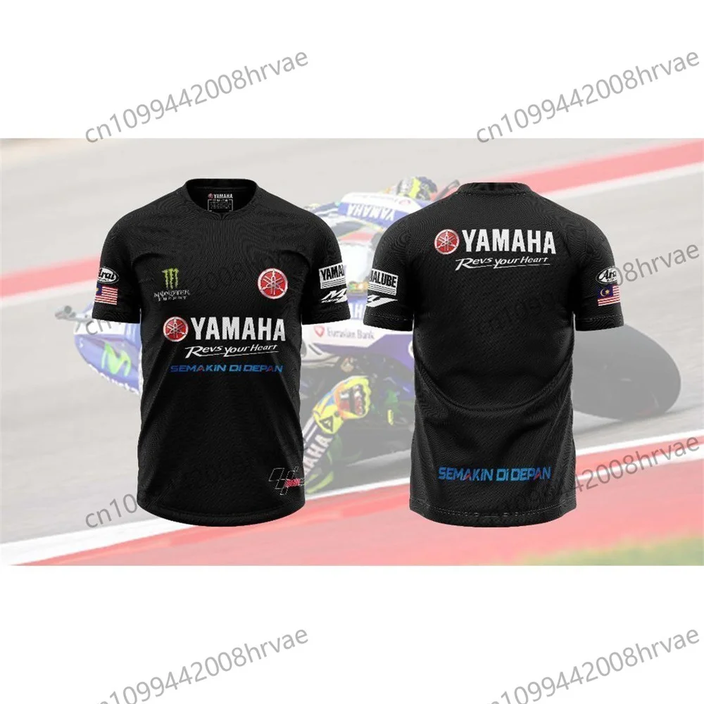 

New Yamaha sports T-shirt, summer men's motorcycle racing team riding short-sleeved top, 2026.